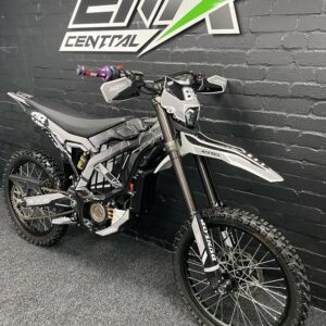 Introducing the white 2023 surron ultra bee for sale — a stunning fusion of lightweight agility, high-voltage power, and off-road domination.