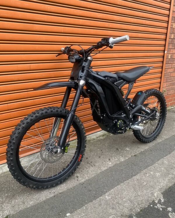 the Black 2023 Surron Light Bee X Off Road for Sale—a premium electric dirt bike designed for trail junkies, stunt riders