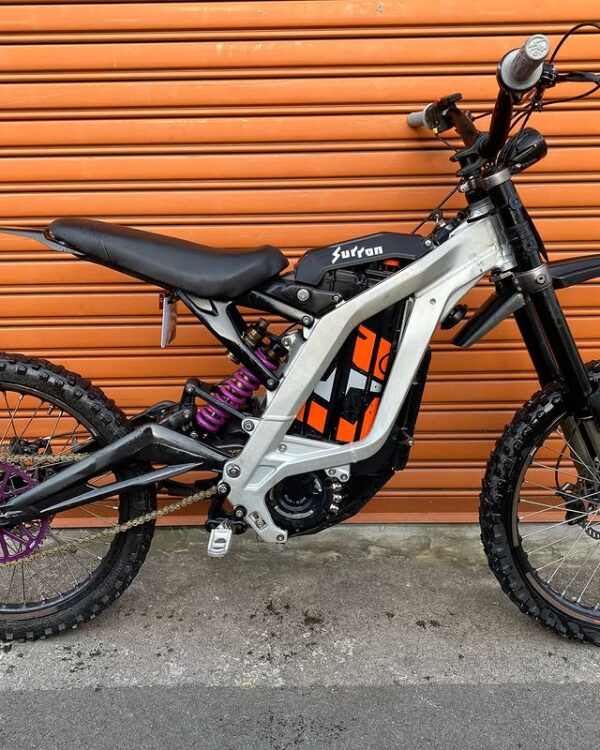 The Silver 2022 Surron Light Bee X Off Road for Sale remains one of the most in-demand electric dirt bikes, even in today’s fast-moving e-moto market