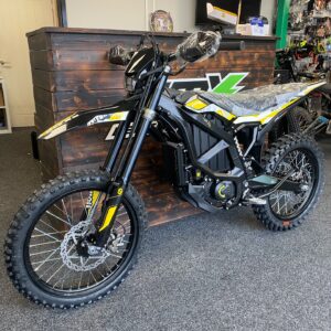 This black-yellow surron ultra bee for sale is the ultimate choice for riders who crave adrenaline and standout design. Built for off-road dominance